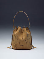 Handcrafted Suede Bucket Bag