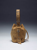Handcrafted Suede Bucket Bag