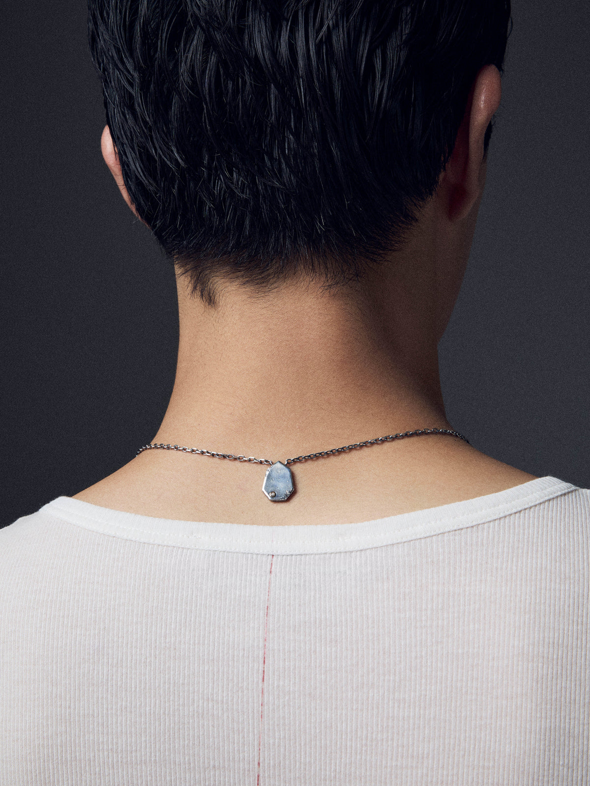 Heptagon Necklace With Pendant