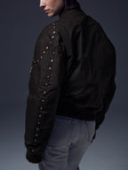 Studded Bomber Jacket