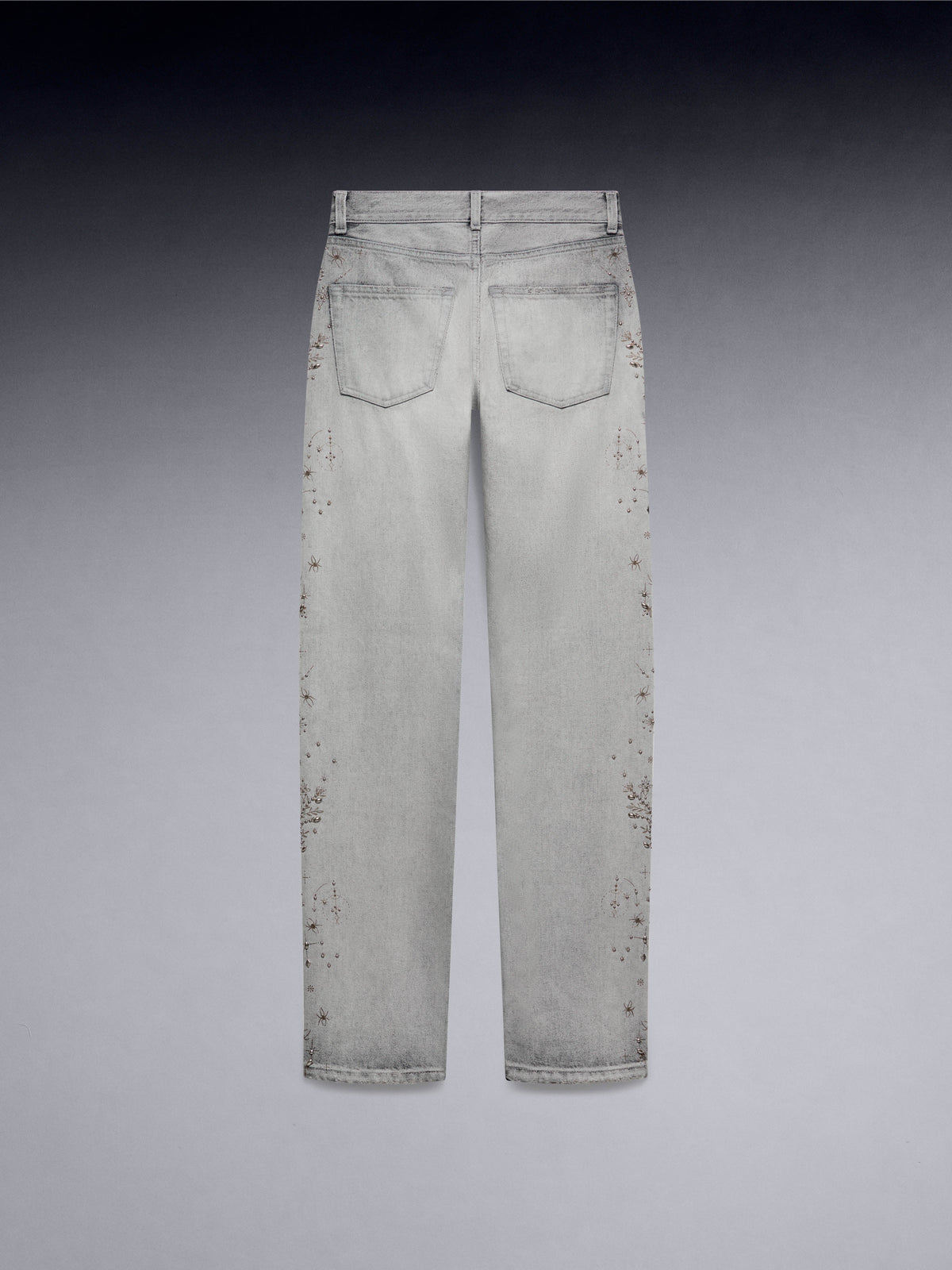 Studded Straight Leg Denim