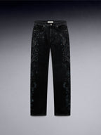 Studded Straight Leg Denim