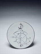 Constellation Porcelain Set of 6 Dessert Plates