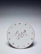 Lover Porcelain Set of 6 Dessert Plates