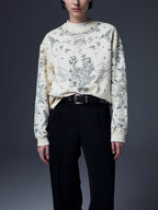 Tattoed Embroidered Sweatshirt