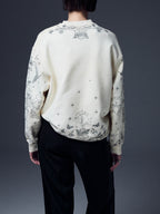 Tattoed Embroidered Sweatshirt