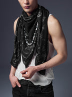 Cachemire Tattoo Print Scarf