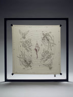 Tattoo Print Twill Foulard