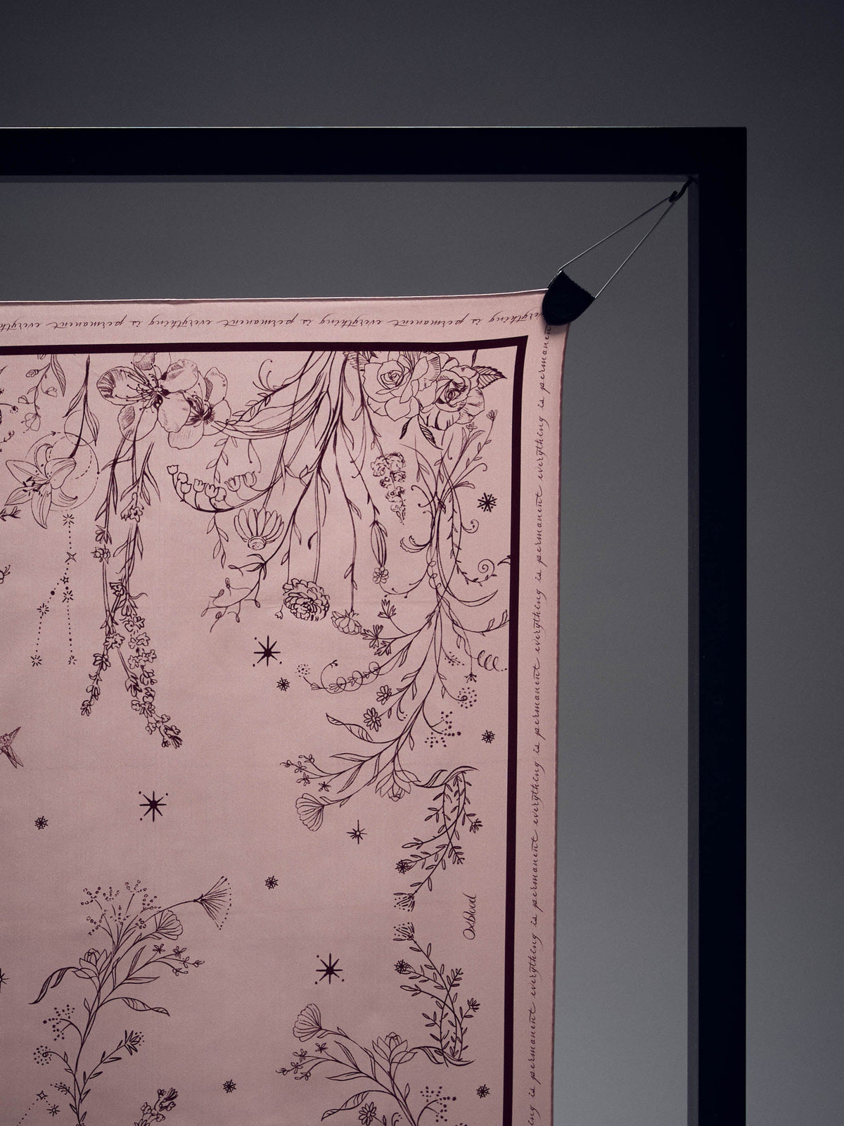 Tattoo Print Twill Foulard