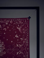 Tattoo Print Twill Foulard