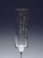 Tattooed Crystal Set of 6 Flute