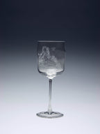 Tattoed Crystal Set of 6  Wine Glass
