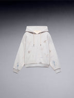 Tattoo Printed Boxy Hoodie