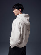 Tattoo Printed Boxy Hoodie