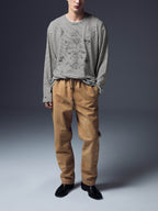Embroidered Long Sleeve Tee