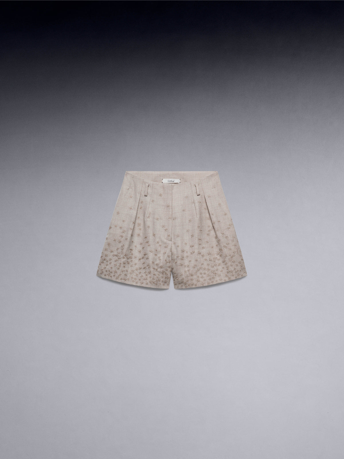 Spider Embroidery Shorts