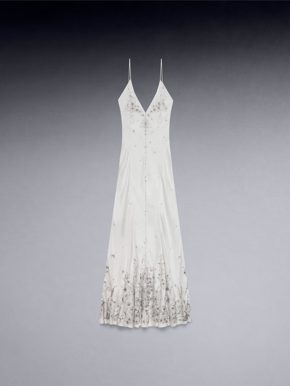 Embroidered Slip Dress