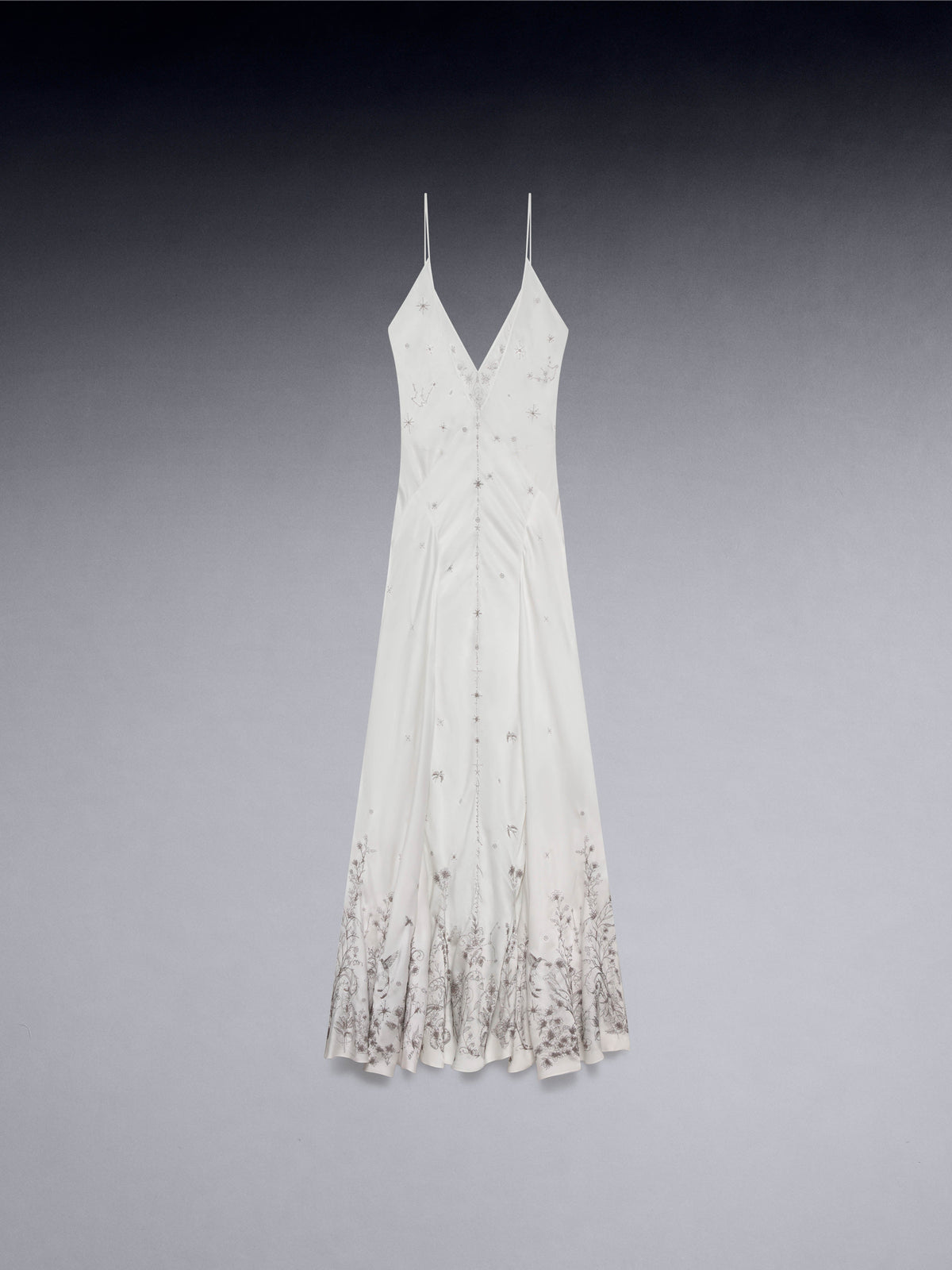 Embroidered Slip Dress
