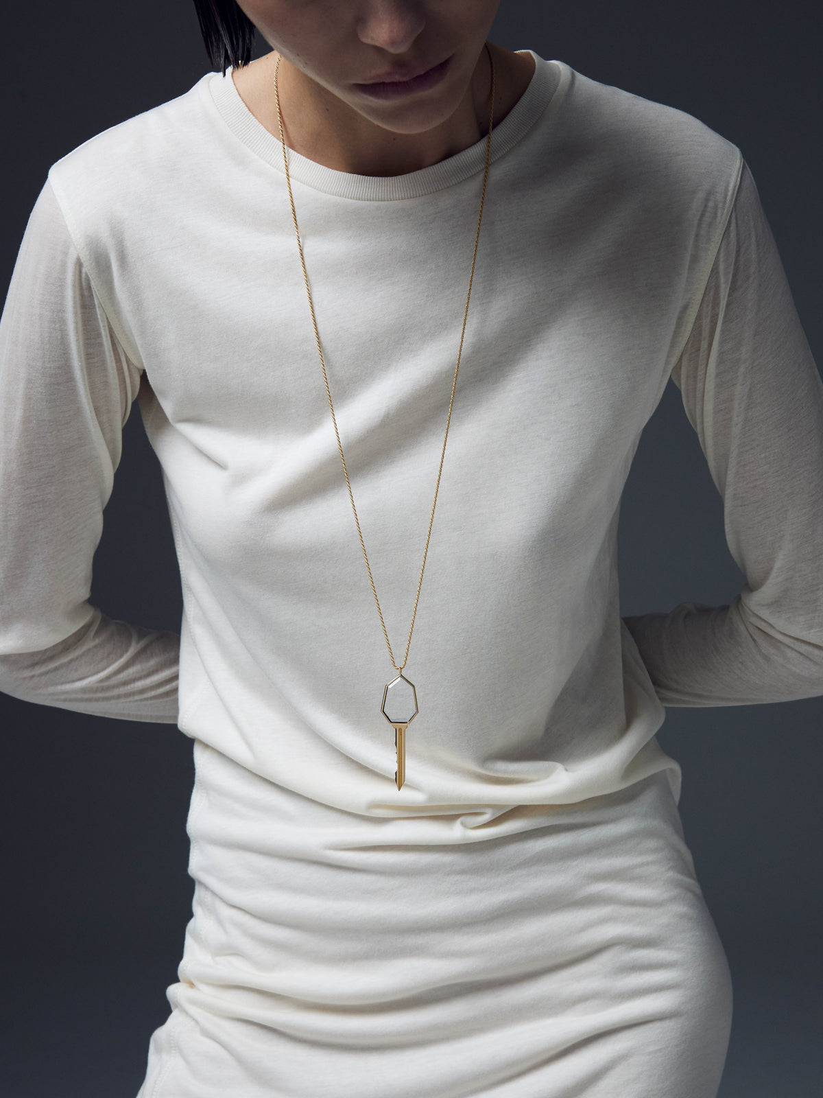 Heptagon Key Pendant