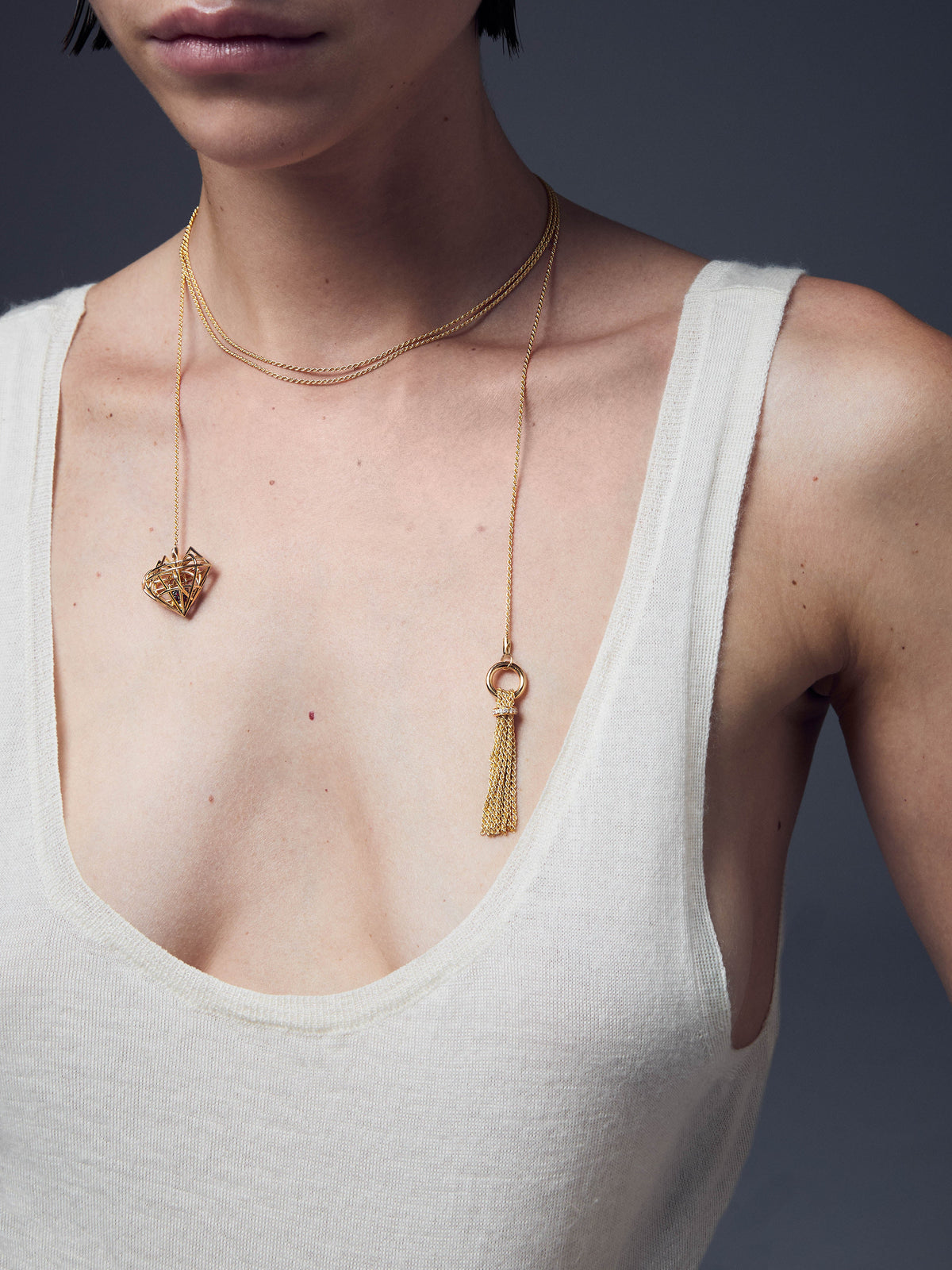 Caged Heart Necklace