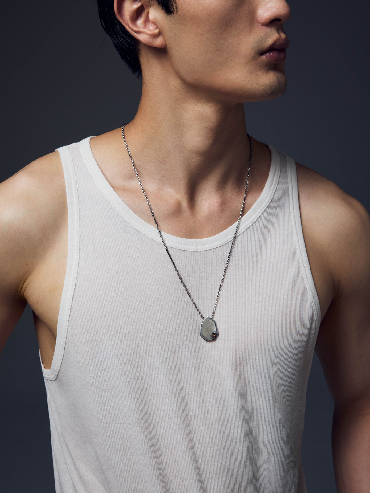Heptagon Necklace With Pendant