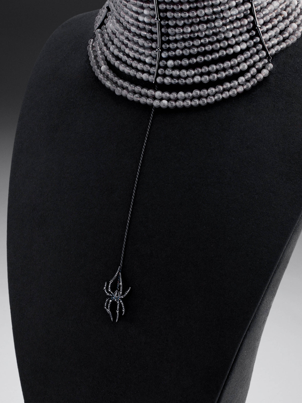 Spider Moonstone Collier