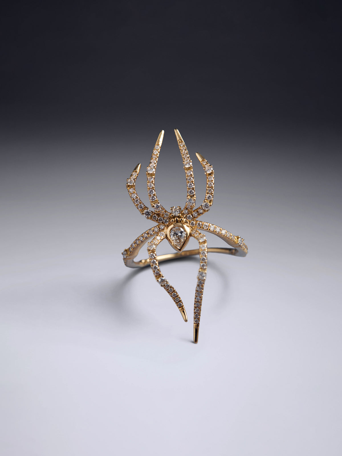 Diamonds Spider Ring