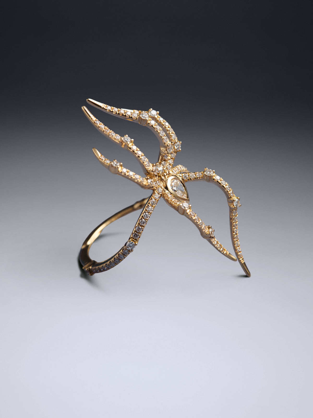 Diamonds Spider Ring