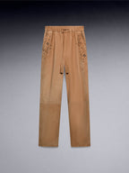 Studded Suede Trousers