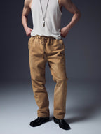 Studded Suede Trousers