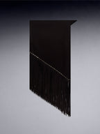 Fringed Suede Shawl