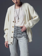 Oversized Cachemire Cardigan