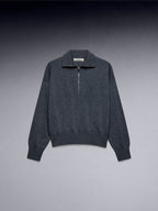 Cachemire Zipped Polo