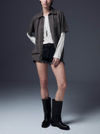 Boxy Cachemire Shirt