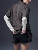 Boxy Cachemire Shirt