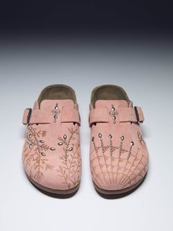 Dr. Woo'S Suede Mules